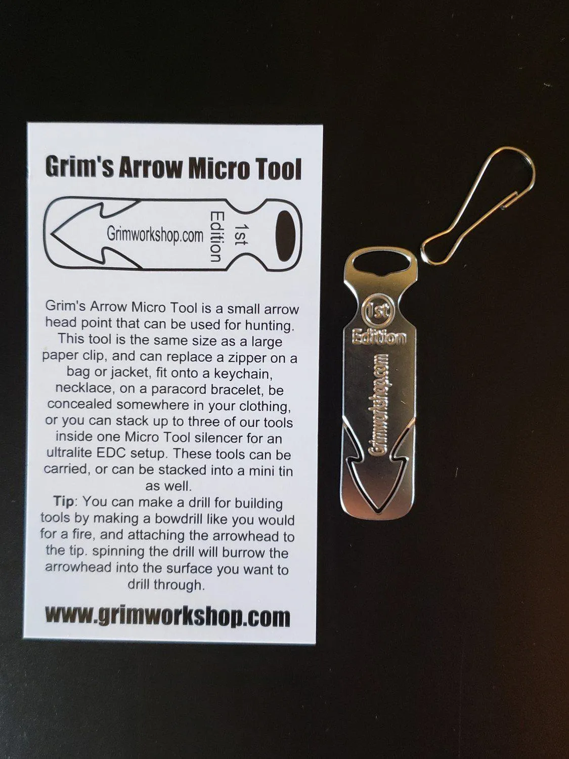 Arrow Micro Tool : Emergency Arrowhead Tool