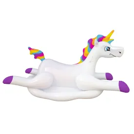 Cloud Rider Rainbow Unicorn Inflatable Ride-On Pool Float