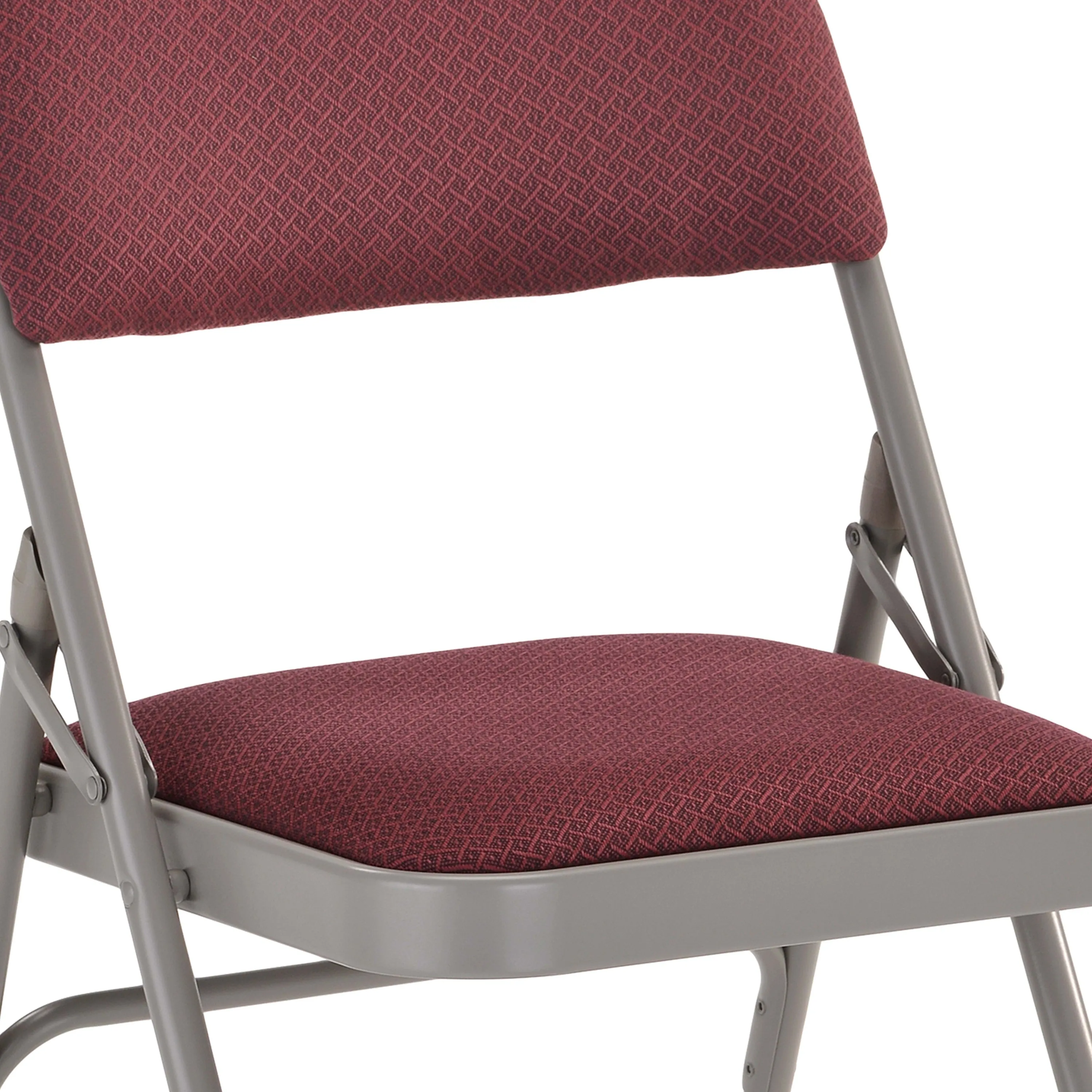 HERCULES Series Extra Large Ultra-Premium Triple Braced Metal Folding Chair with Easy-Carry Handle