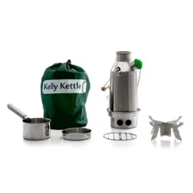 Kelly Kettle Stainless Steel 'Trekker' Kettle (20 fl.oz) - Basic Kit