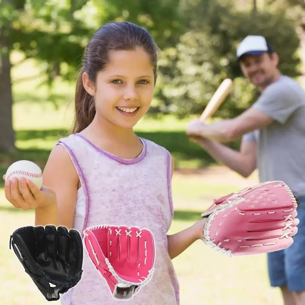 Kids Baseball Glove Sports Softball Glove Infielder Baseball Fielding Glove For Teens Girls Softball Glove Youth Baseball Mitts