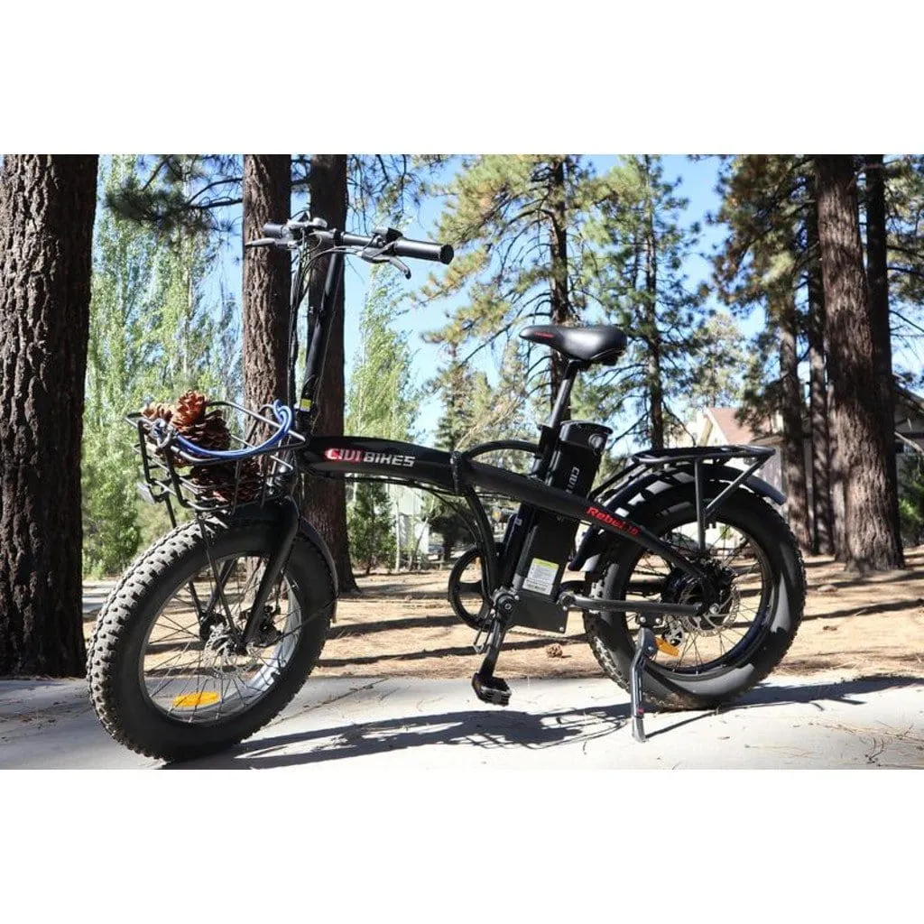 Revi Bikes Rebel Fat Tire 500W 48V Folding Electric Bike