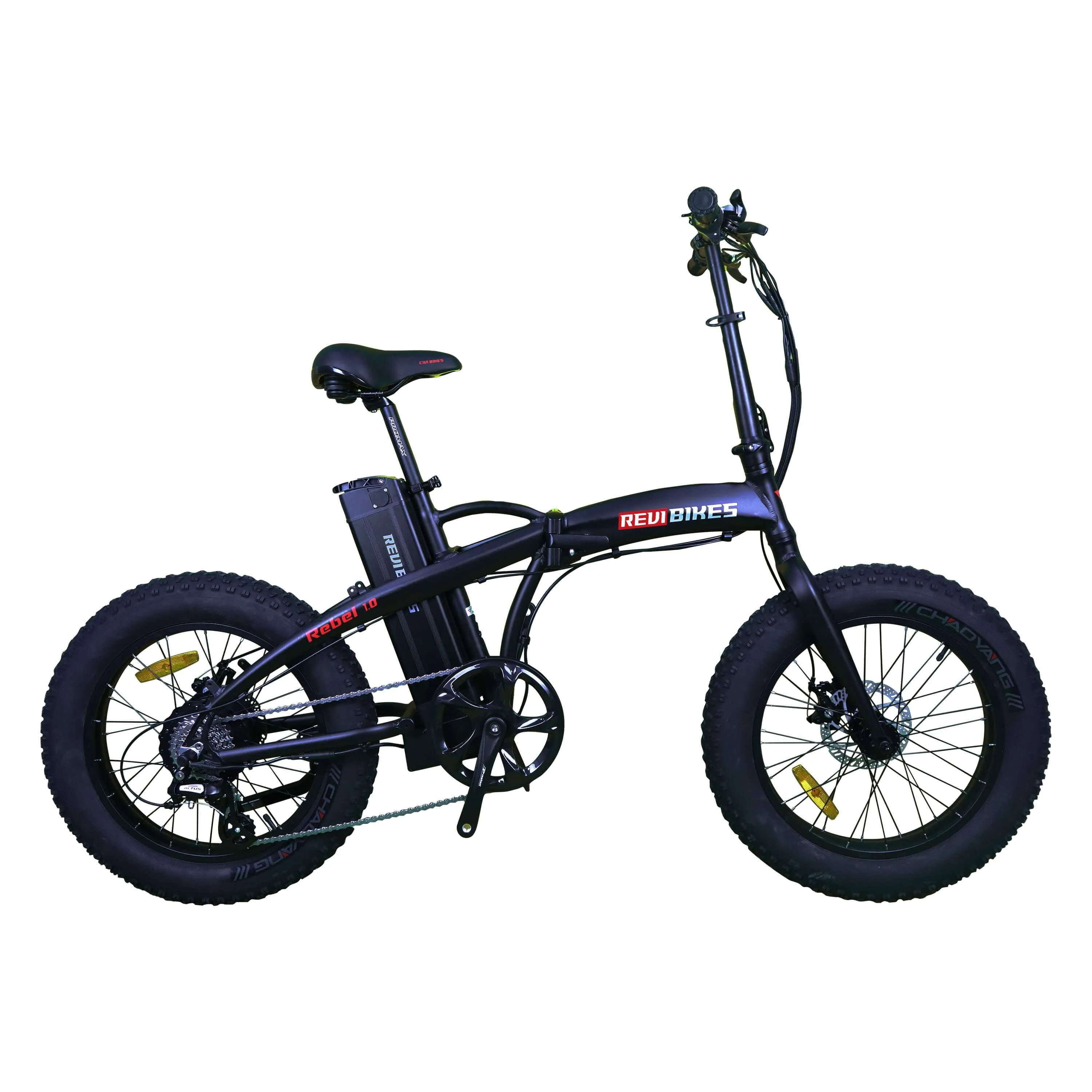 Revi Bikes Rebel Fat Tire 500W 48V Folding Electric Bike