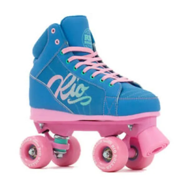 Rio Roller Lumina Blue Pink Roller Skates