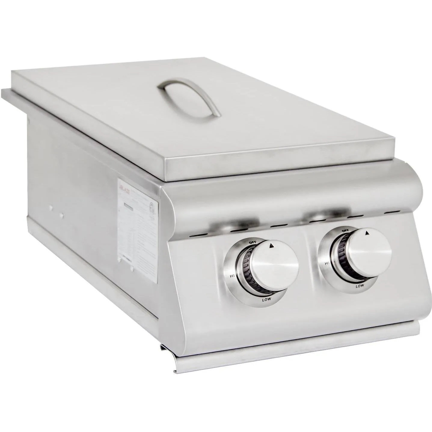 Slide-In Gas Double Side Burner Gas Type: Propane