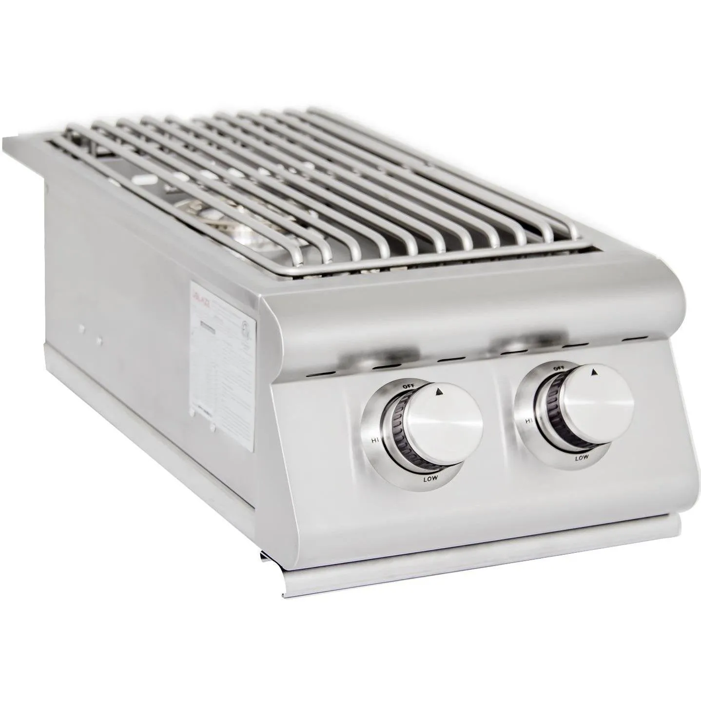 Slide-In Gas Double Side Burner Gas Type: Propane