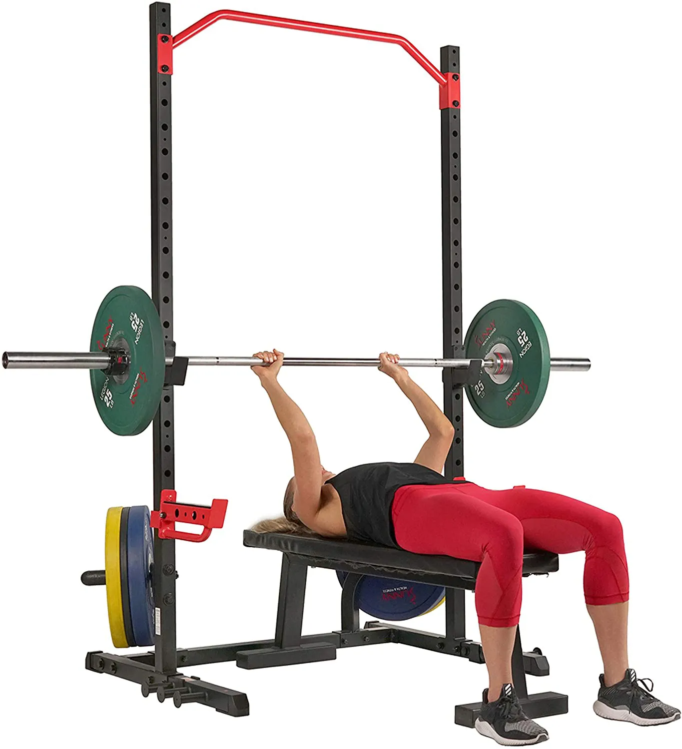 Sunny Health & Fitness Power Zone Squat Stand Rack Power Cage