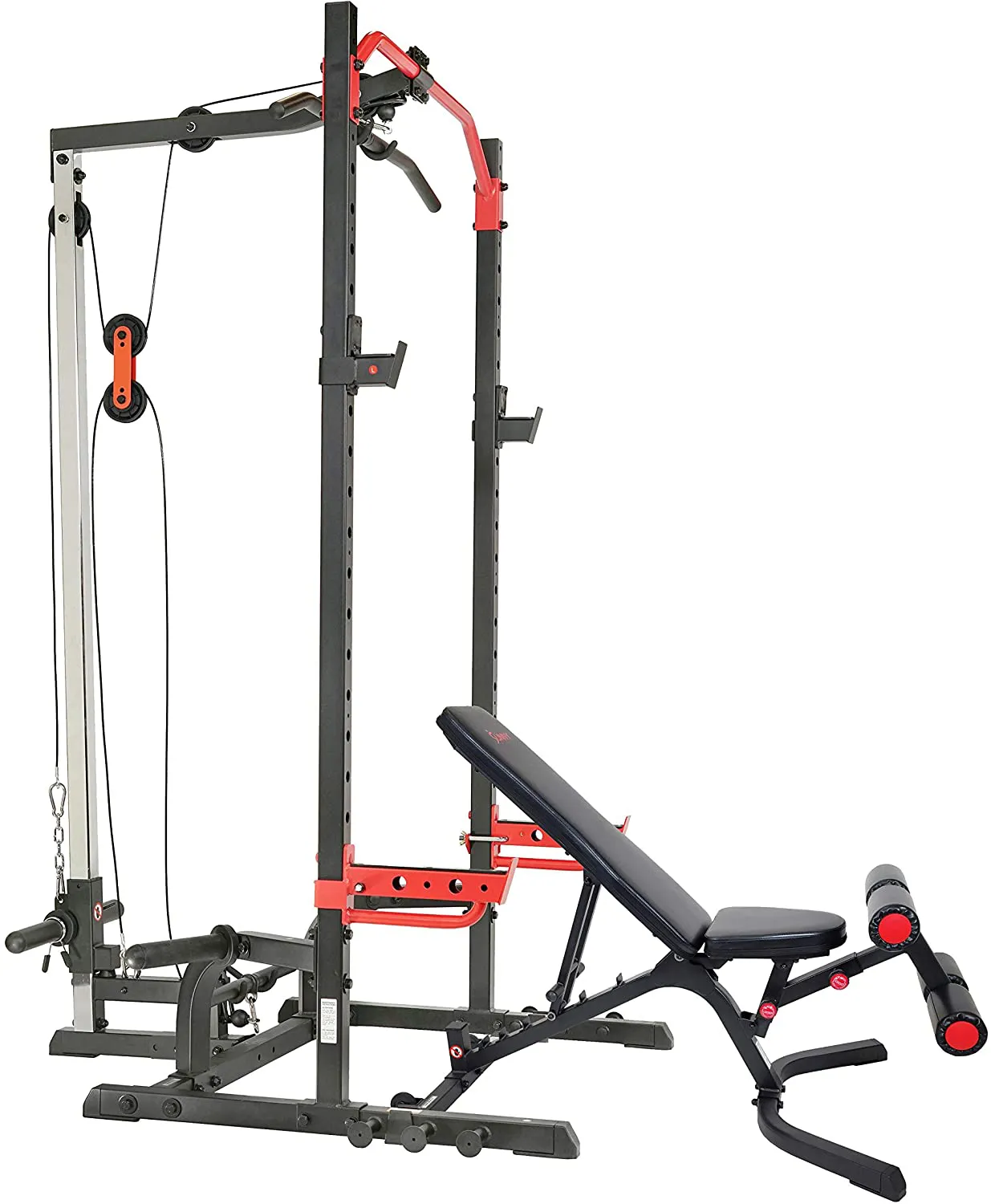 Sunny Health & Fitness Power Zone Squat Stand Rack Power Cage