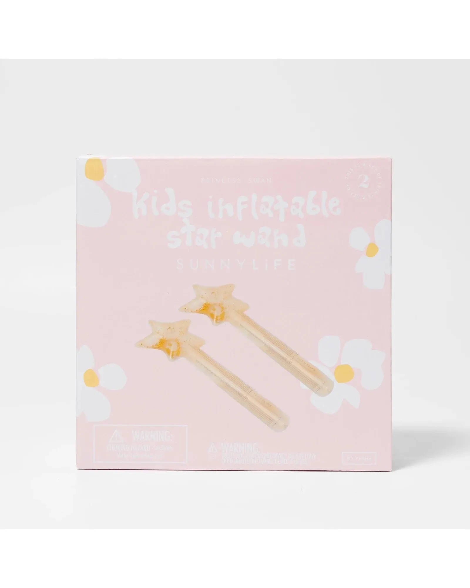 Sunnylife Kids Inflatable Star Wand Princess Swan Gold Set of 2