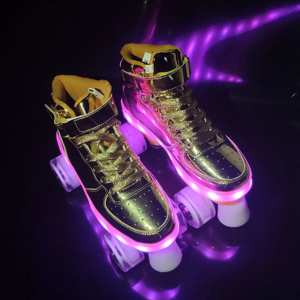 Trendy Led Rechargeable Roller Skates