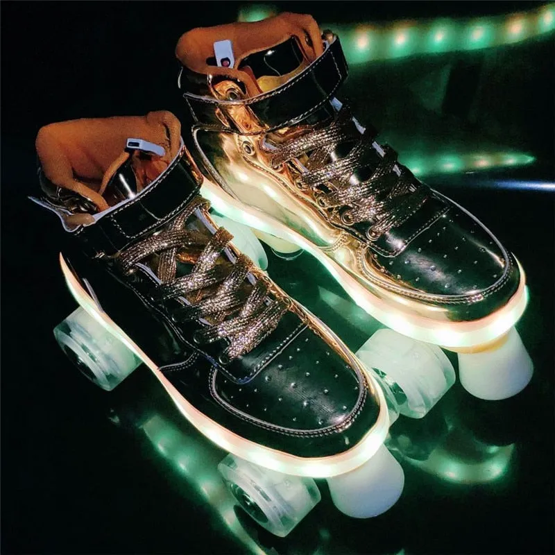 Trendy Led Rechargeable Roller Skates