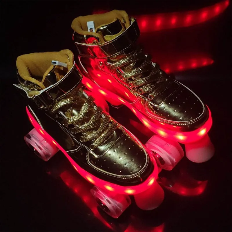 Trendy Led Rechargeable Roller Skates