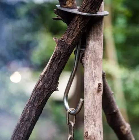 Tripod Hanging Pot Rack