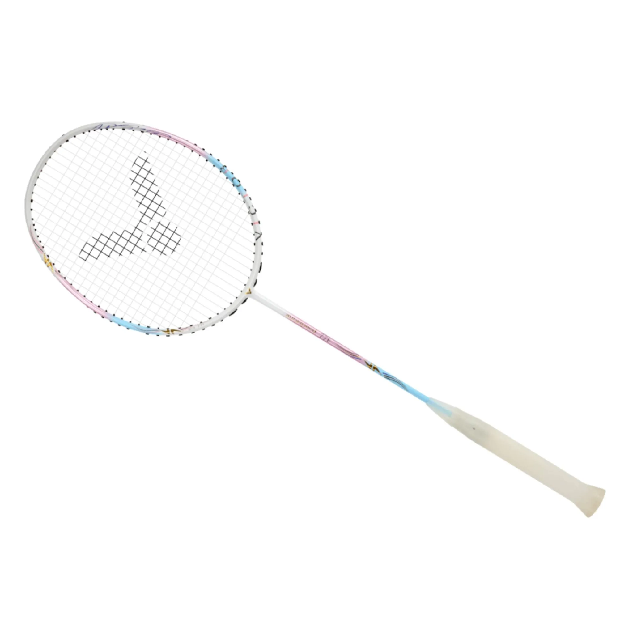 Victor Auraspeed 77F Unstrung Badminton Racket [Light Pink/Blue]